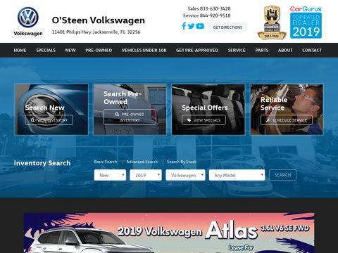 Jacksonville VW Dealer | OSteen Volkswagen