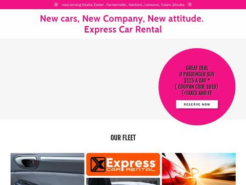 Car Rental Visalia | Express Car Rental