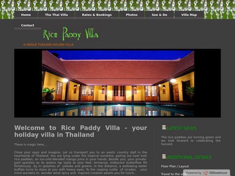 Thai vacation villa for rent