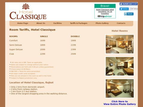 Hotel Classique | Budget hotels in Limda Chowk Rajkot