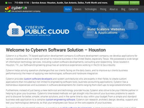 Custom Software Programmer in Houston | Freelance Developer and programmer | Cybervn.com