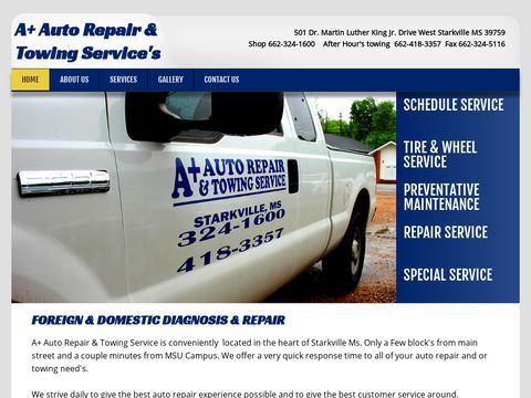 A+ Auto Repair & Towing Service
