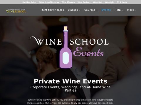 Wine School Events