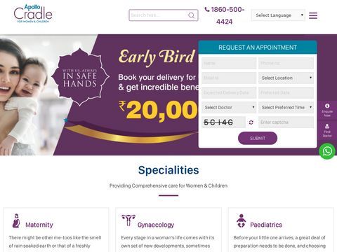 Maternity Hospital & Fertility Clinics by Apollo Cradle