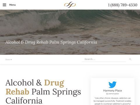 Harmony Place Drug Rehab Palm Springs