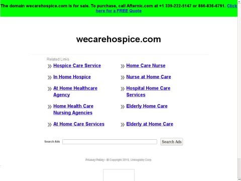 We Care Hospice Inpatient and Home Hospice Mississippi
