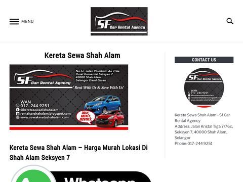 Car Rental Shah Alam