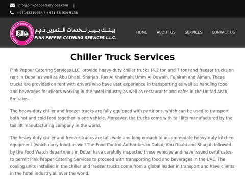 Chiller Truck | Chiller Truck Rental Dubai
