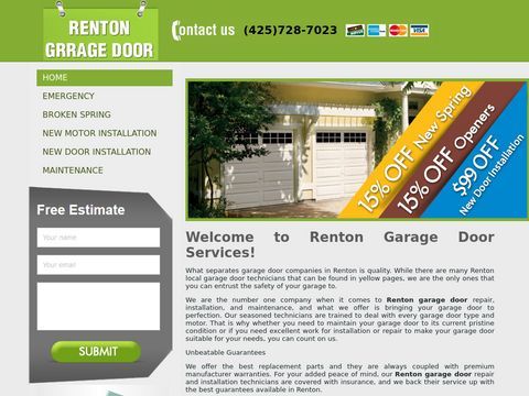 Renton Garage Door Repair