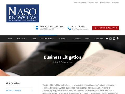 business litigation irvine