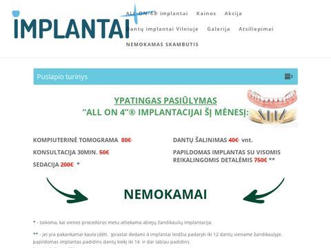 Implantaiplius - dantu implantai Vilniuje