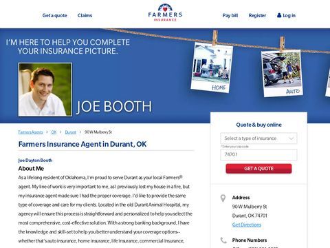 Farmers Insurance - Joe Dayton Booth