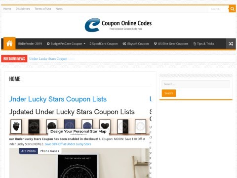 Coupon Online Codes