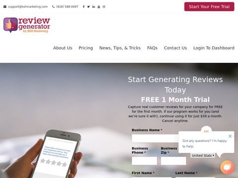 The Review Generator - Online Reputation Management Service