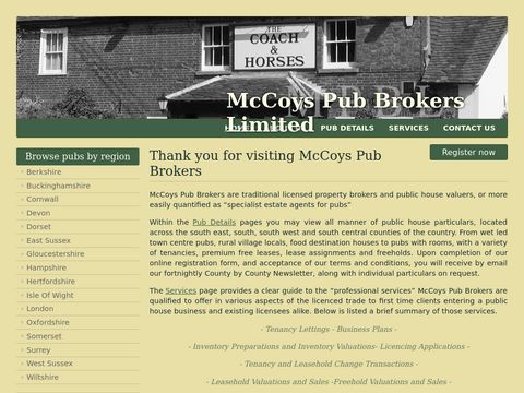 McCoys Pub Brokers, Pubs for Sale UK, Pubs to Let and Pub Tenancies UK