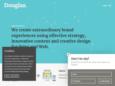 A creative, digital media & print company | Douglas