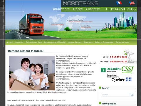 NORDTRANS MONTREAL MOVER: LOCAL AND LONG DISTANCE