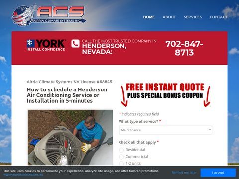 Henderson Air Conditioning Service and Replacement - Air conditioning service Henderson, NV
