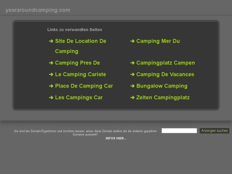 Markating camping equipment, tents, backpacks, sleeping bags