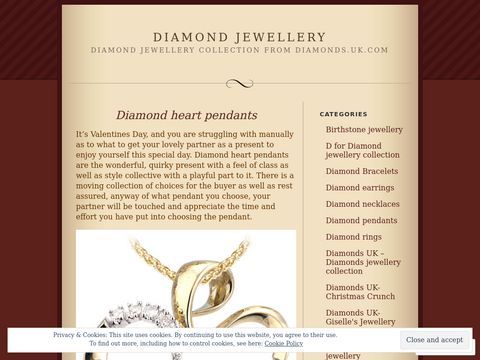 Diamond jewellery