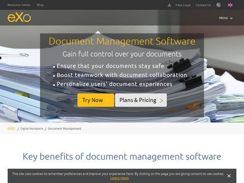 Open source document management software system | eXo