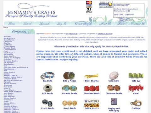 Benjamins Crafts - Beading Products