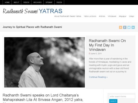 Radhanath Swami Yatras