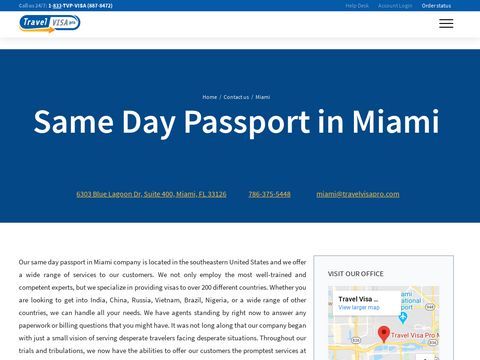 Travel Visa Pro Miami