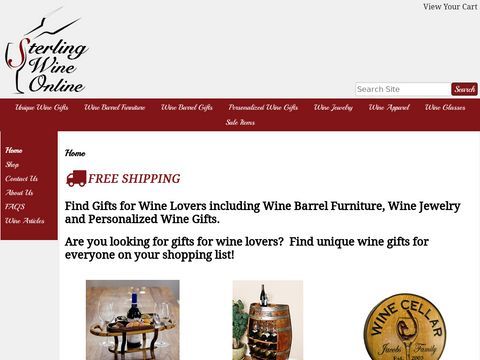 SterlingWineOnline - Unique wine gifts and more!