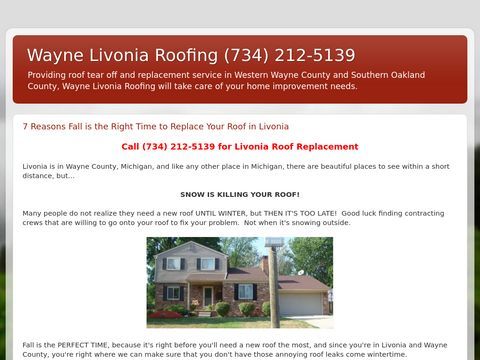 Wayne Livonia Roofing