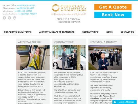 Airport Transfers - Club Class Chauffeurs