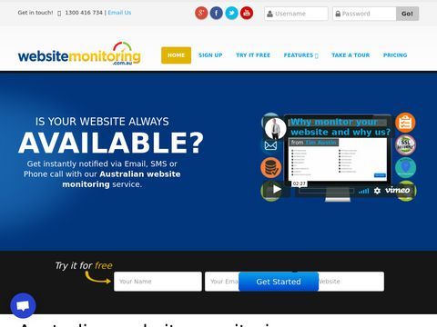 Website Monitoring Australia | Website Monitoring Service