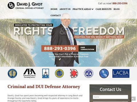 Palm Desert Criminal Attorney