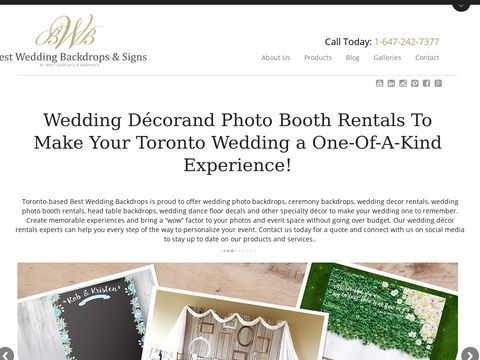 Best Wedding Photo Backdrops – Wedding Walls – Décor – Floor