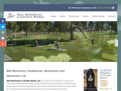 Bell Memorials And Granite Works