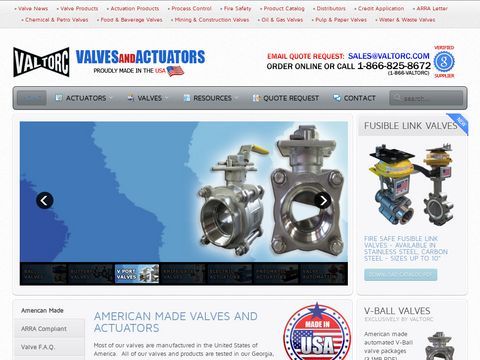 Valtorc International - Ball Valves, Butterfly Valves, V Port Ball Valves - Made in USA