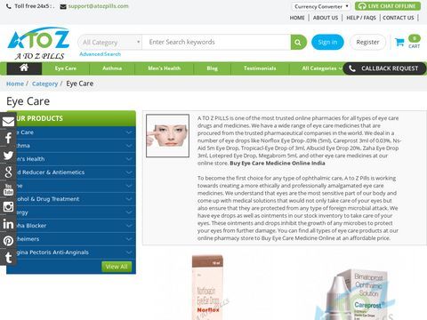 Buy Eye Care Medicine Online