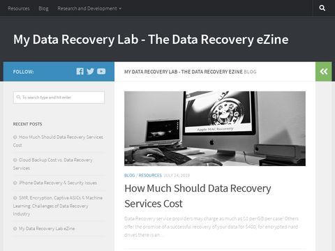 Hard Disk Data Recovery and RAID Data Recovery | My Data Recovery Lab