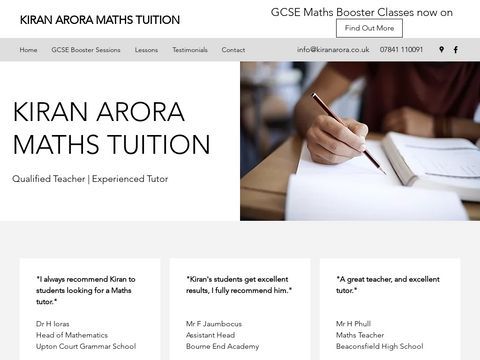 Kiran Arora Maths Tuition