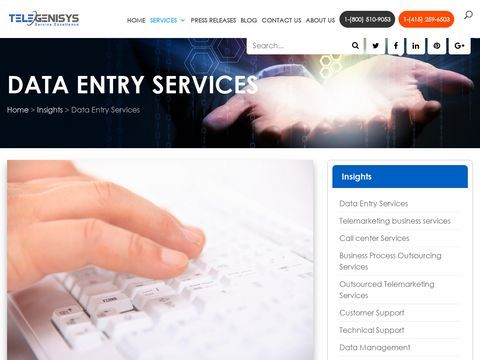 Data Entry Services | Telegenisys Inc