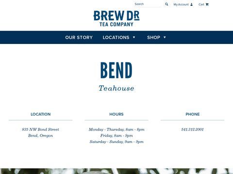 Brew Dr. Teahouse - Bend