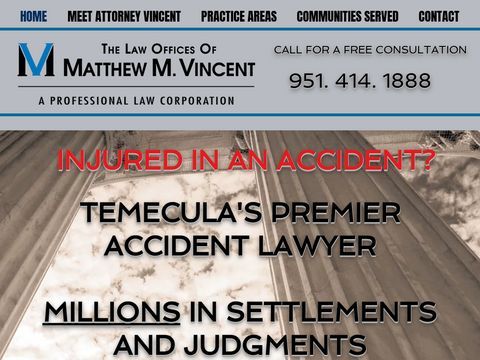 Matthew Vincent, Murrieta Accident Attorney