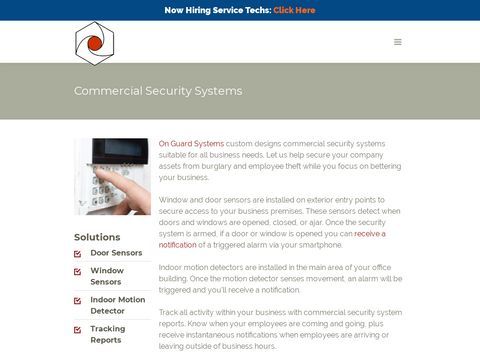 Commercial Security Systems | Security | On Guard Systems