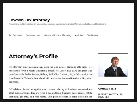 Towson Tax Attorney