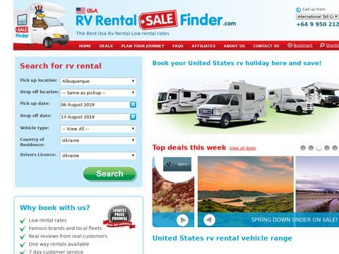 Rv and camper rentals