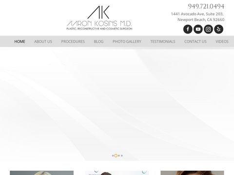 Dr. Aaron Kosins | Newport Beach Plastic and Rhinoplasty Sur