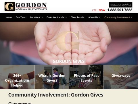 Gordon Gives – Baton Rouge Community Involvement