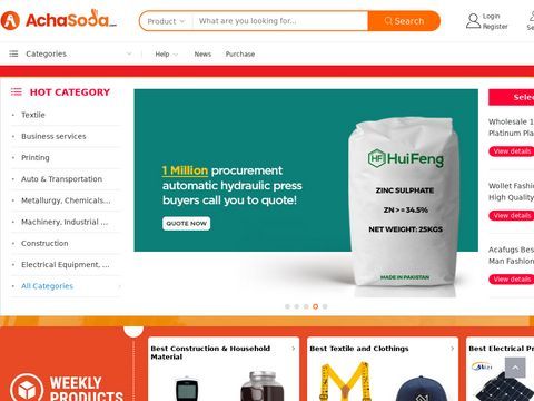 Achasoda.com - B2B Pakistan | Buy & Sell Online in Pakistan&