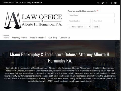 Lake Worth Bankruptcy Attorney Alberto Hernandez P.A.