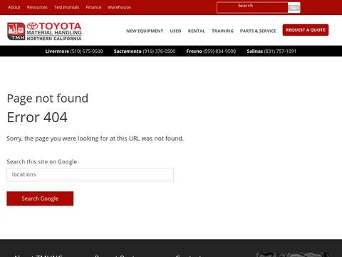 Toyota Material Handling Northern California Fresno